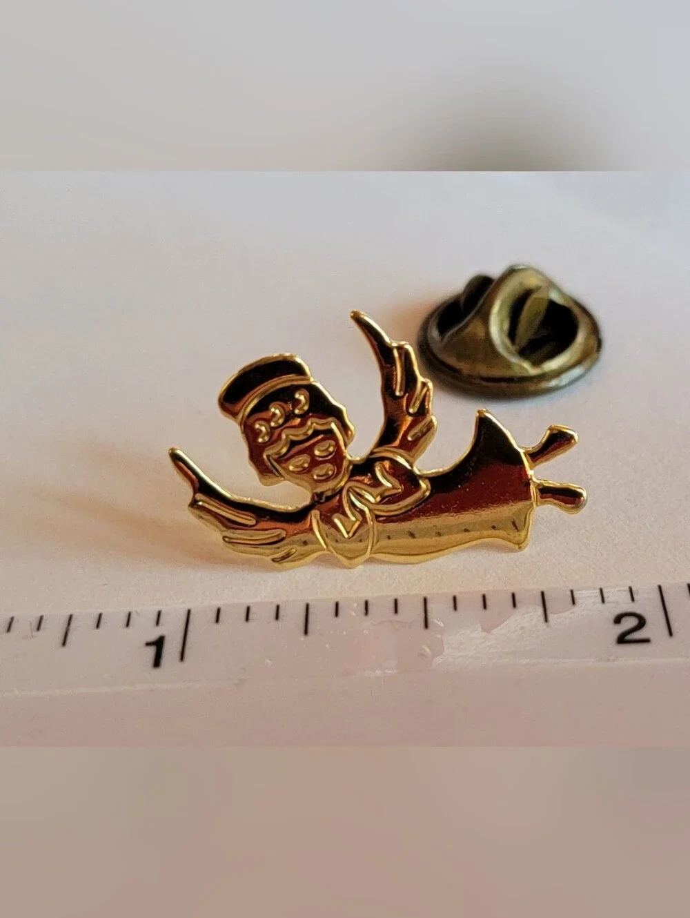 Gold Angel Lapel Pin